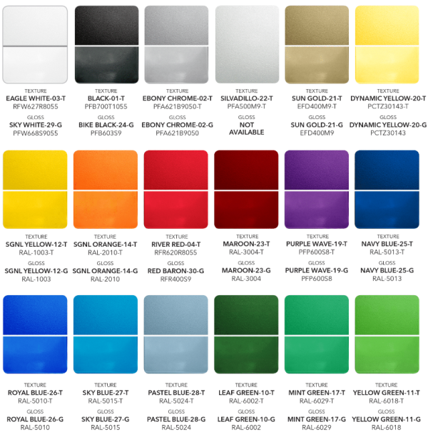 Dynamic Fc Color Chart Dynamic - Direct Fitness Solutions Direct Fitness Solutions