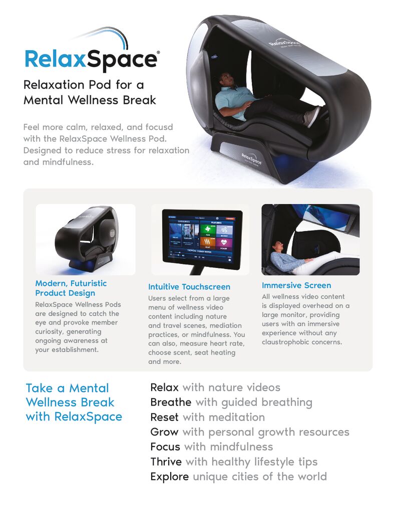 RelaxSpace Product Sheet